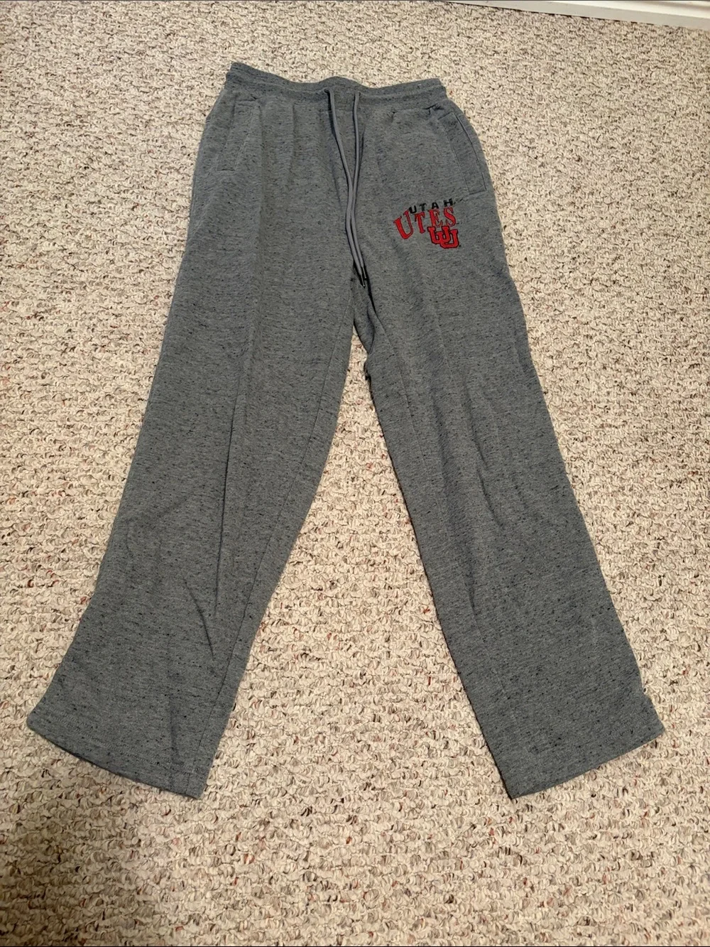 Gray Utes Sweatpants Joggers - Comfortable Men's Lounge Pants